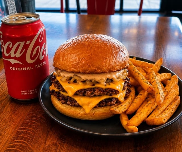Double Quarter Pounder Cheese Smash Burger Combo.