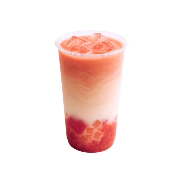 Strawberry Tea Latte.