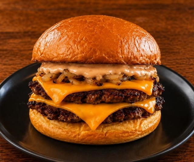 Double Cheese Smash Burger.