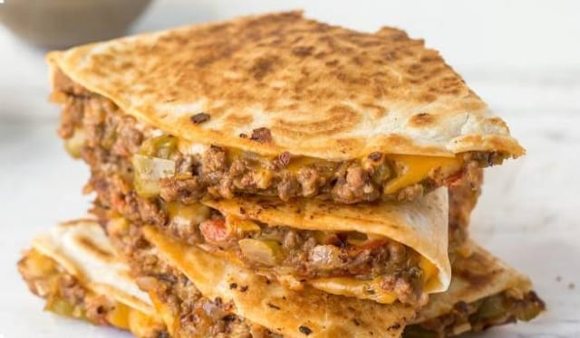 Barbacoa Beef Quesadilla.